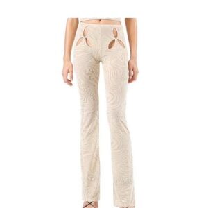 Elegant Cream Women's Pants